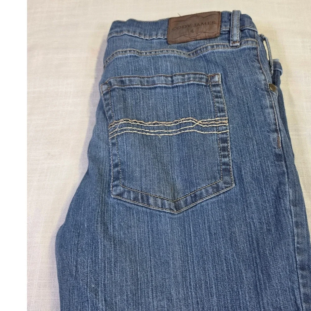 Cody James Mens Blue Jeans Medium Wash Western Denim 36x34 Missing Button